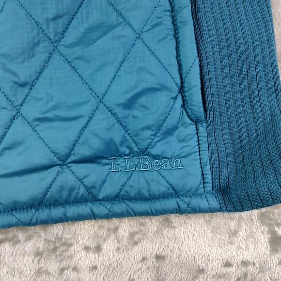 L.L. Bean sherpa lined quilted casual gorpcore winter vest womens Small - Picture 4 of 9